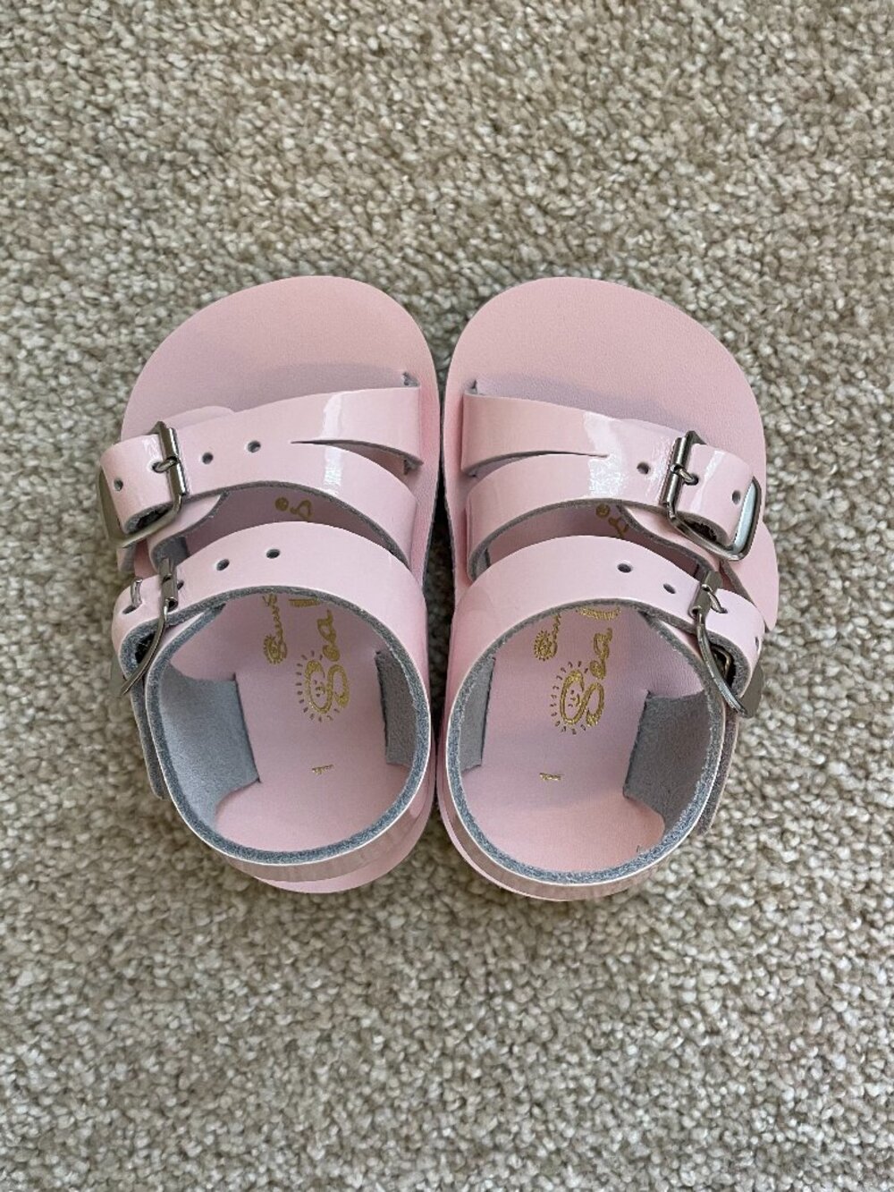 Baby Girl Sun San Sea-Wee Pink Sandals Size 1 (Baby) NWOT